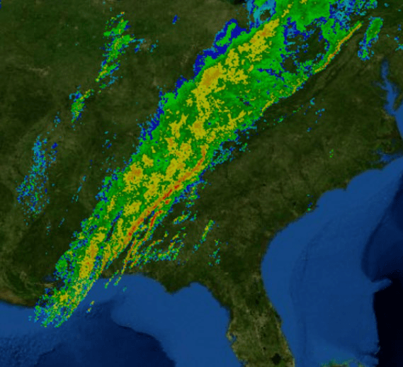 Bow echo and derecho